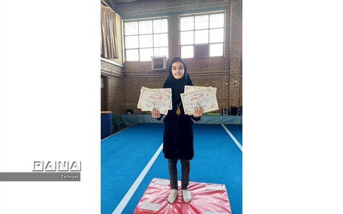 کسب مقام قهرمانی در مسابقات ژیمناستیک شهر تهران توسط دانش‌آموز منطقه ۱۱