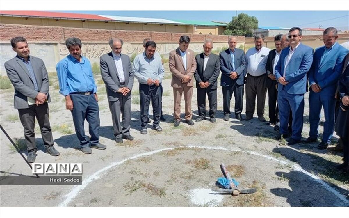 انعقاد تفاهم‌نامه و کلنگ‌زنی مدرسه خیرساز 6 کلاسه در روستای ورجوی مراغه