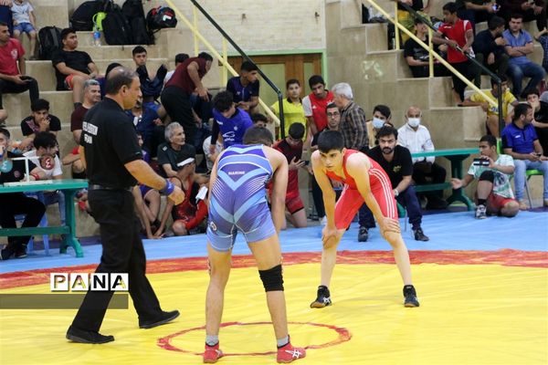 مسابقات لیگ کشتی آزاد دانش‌آموزی استان خوزستان در امیدیه