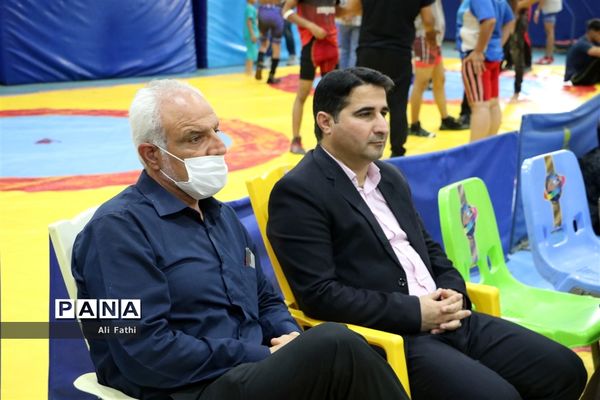 مسابقات لیگ کشتی آزاد دانش‌آموزی استان خوزستان در امیدیه