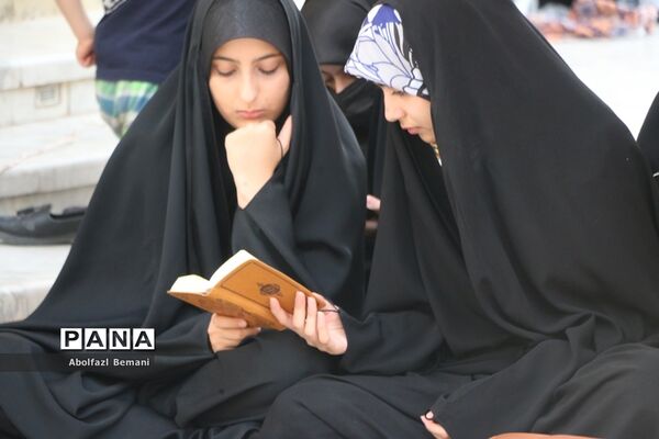 مراسم دعای عرفه در کوه خضر نبی قم-1