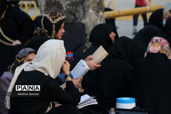 مراسم دعای عرفه در کوه خضر نبی قم-1