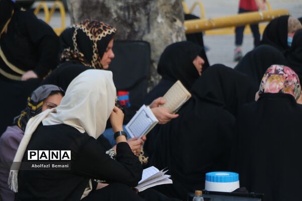 مراسم دعای عرفه در کوه خضر نبی قم-1