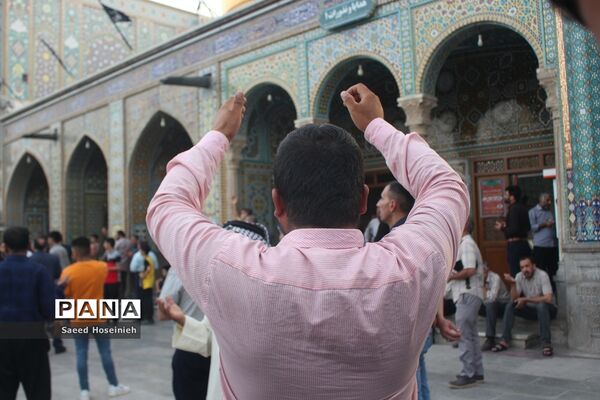 برگزاری مراسم دعای عرفه در حرم حضرت معصومه(س)