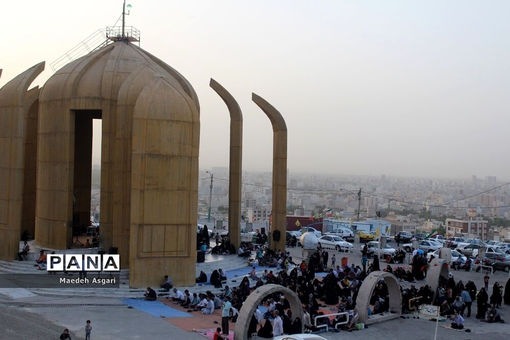 مراسم دعای عرفه در کوه خضر نبی قم-2