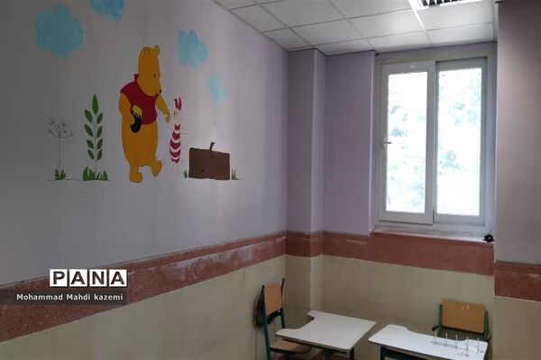 بهسازی و زیباسازی مدرسه استثنایی سروش