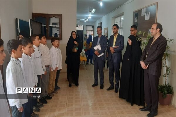بازدید معاون پرورشی و فرهنگی اداره‌کل آموزش و پرورش استان اصفهان  از مدارس شهرستان چادگان