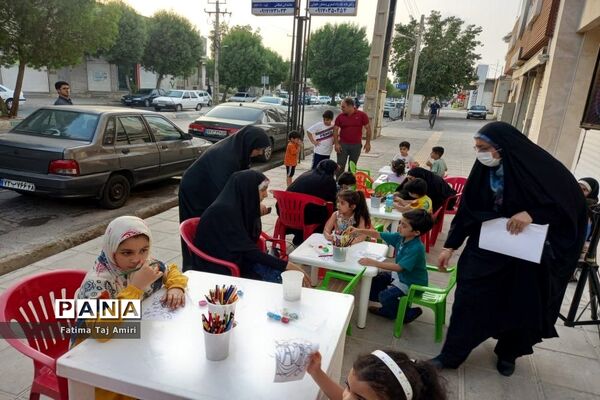 ایستگاه عیدانه نقاشی در بوشهر
