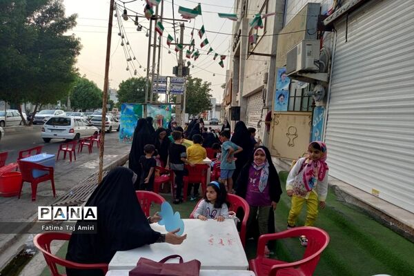 ایستگاه عیدانه نقاشی در بوشهر
