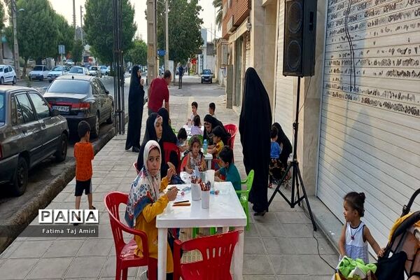 ایستگاه عیدانه نقاشی در بوشهر