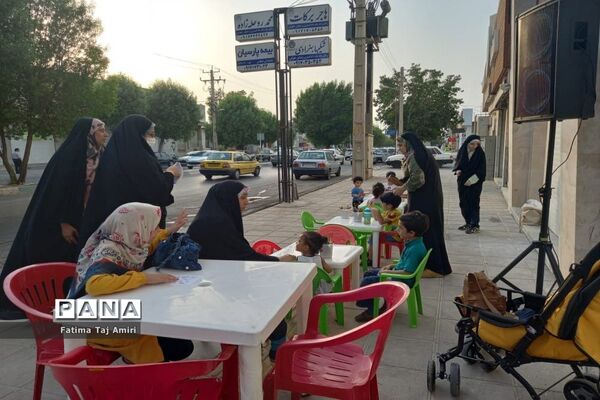 ایستگاه عیدانه نقاشی در بوشهر