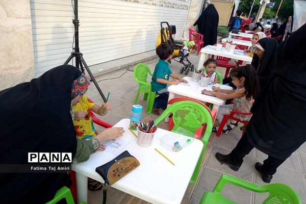 ایستگاه عیدانه نقاشی در بوشهر