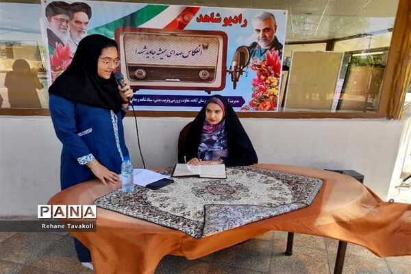افتتاح نمایشگاه دستاوردهای دانش‌آموزان فرهنگی هنری در آباده