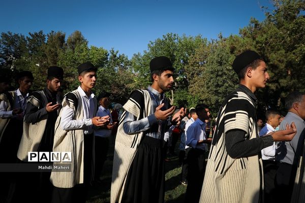صبحگاه بیست و یکمین اردوی کشوری دانش‌آموزان پسر عشایر
