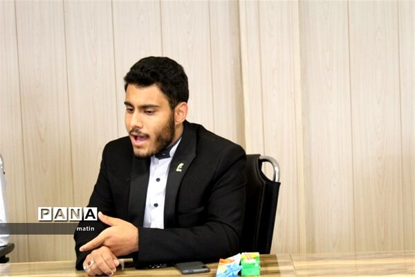 مراسم افتتاحیه مجلس دانش‌آموزی در آموزش و پرورش ناحیه 2 استان کرمان