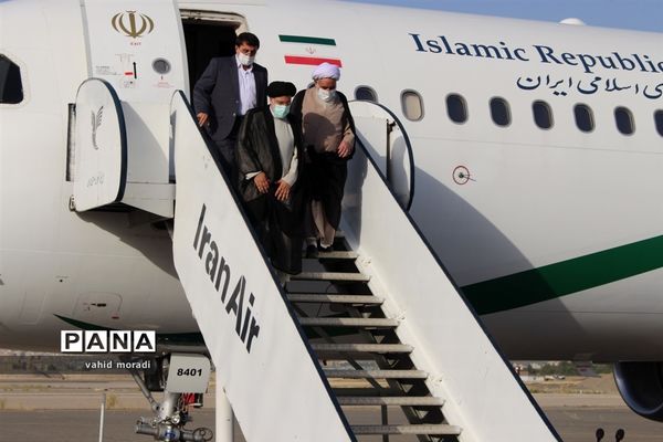 ورود رئیس‌جمهوری به کرمانشاه