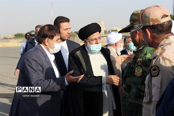 ورود رئیس‌جمهوری به کرمانشاه
