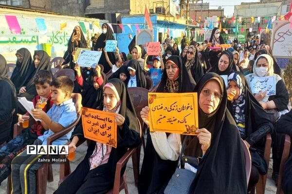 اجتماع پرشور بهارستانی‌ها در گرامیداشت هفته حجاب و عفاف