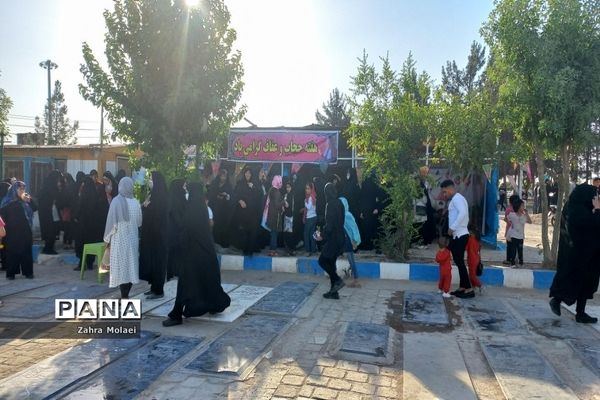 اجتماع پرشور بهارستانی‌ها در گرامیداشت هفته حجاب و عفاف