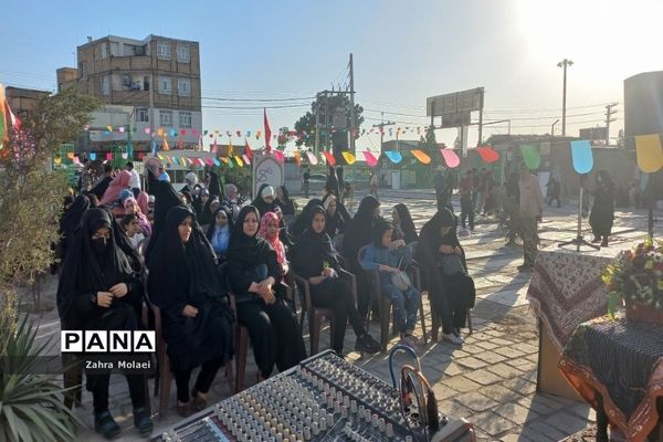 اجتماع پرشور بهارستانی‌ها در گرامیداشت هفته حجاب و عفاف