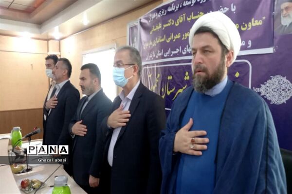 جلسه کارگروه توسعه، برنامه‌ریزی و عمران در شهرستان محمودآباد