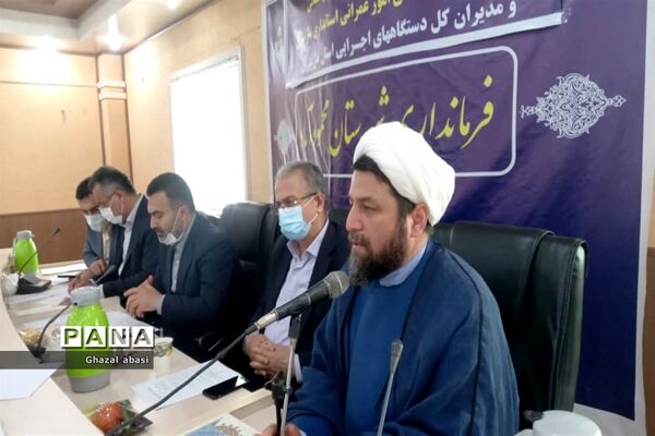 جلسه کارگروه توسعه، برنامه‌ریزی و عمران در شهرستان محمودآباد
