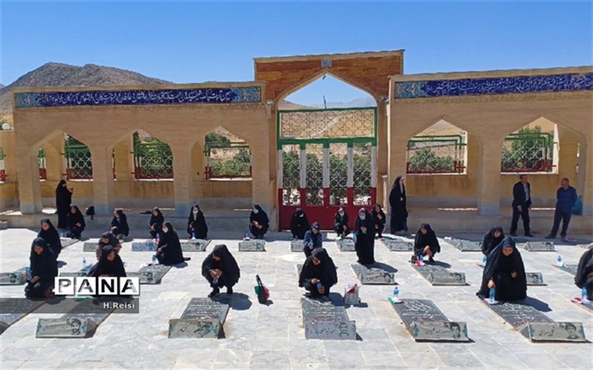 برگزاری آیین غبارروبی و تجدید میثاق با شهدا در هفته حجاب و عفاف