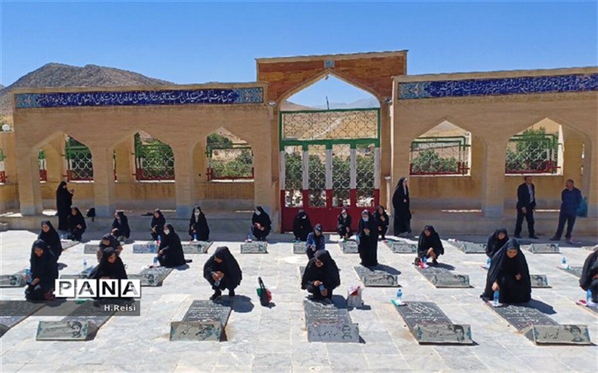 برگزاری آیین غبارروبی و تجدید میثاق با شهدا در هفته حجاب و عفاف