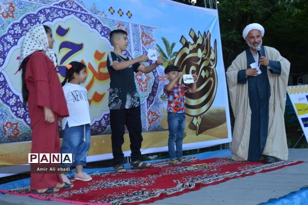جشن دهه امامت و ولایت در روستای سنه کوه میاندورود