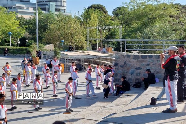 همایش پیاده‌روی و نمایش حرکات رزمی ورزشکاران استان خراسان‌ رضوی