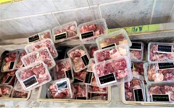 توزیع 1200 بسته گوشت نذری همزمان با عید غدیر در شیراز و شهرهای شمالی فارس