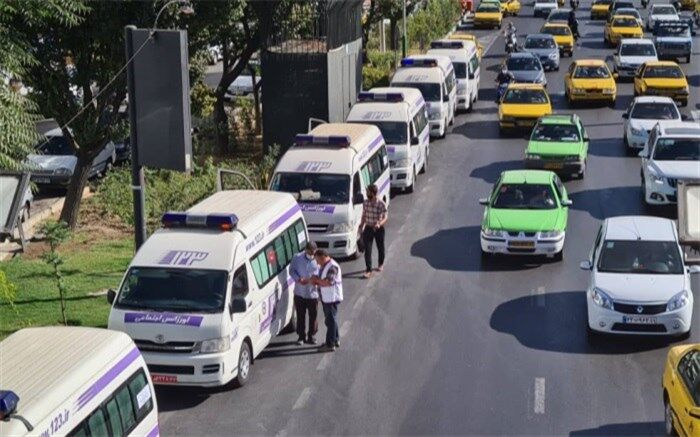 مانور خودروهای اورژانس اجتماعی بهزیستی شهر تهران برگزار شد