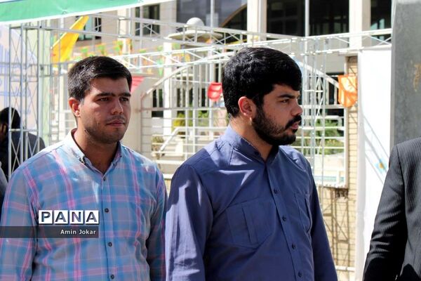 برپایی موکب مرکزی فرهنگیان و دانش‌آموزان استان فارس