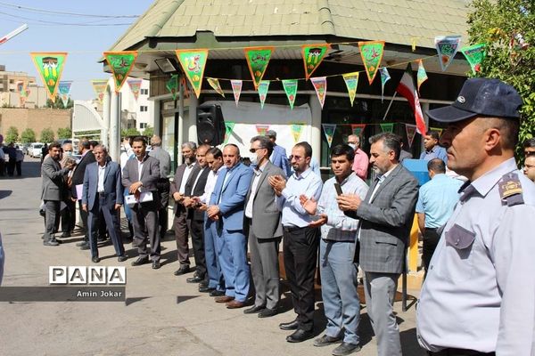 برپایی موکب مرکزی فرهنگیان و دانش‌آموزان استان فارس