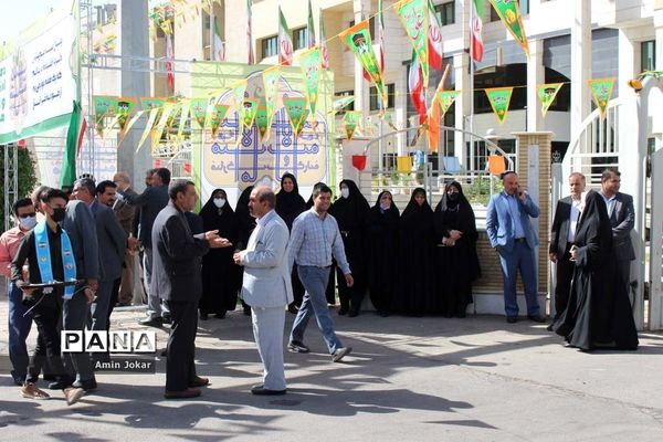 برپایی موکب مرکزی فرهنگیان و دانش‌آموزان استان فارس