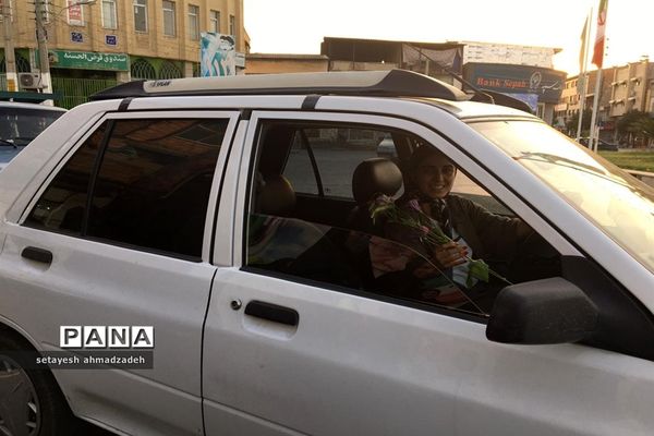 موکب مجلس دانش‌آموزی دختران شهرستان گلوگاه در شب عید غدیر