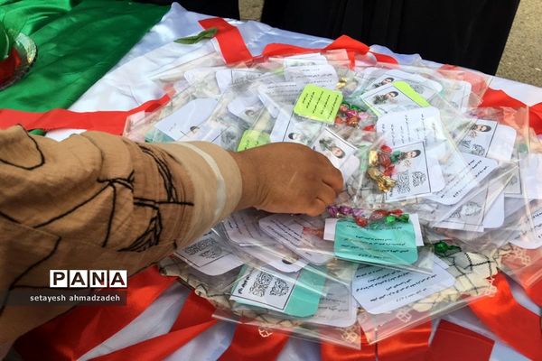 موکب مجلس دانش‌آموزی دختران شهرستان گلوگاه در شب عید غدیر