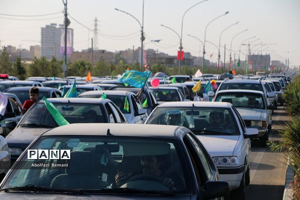 کاروان خودرویی عید غدیر در قم-1