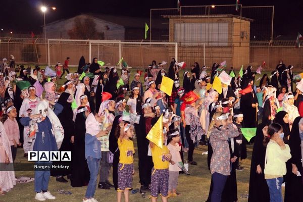 جشن بزرگ غدیر با اجرای سرود سلام فرمانده در امیدیه
