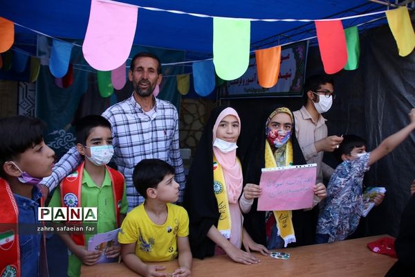 برپایی ۴ موکب توسط دانش‌آموزان پیشتاز سازمان دانش‌آموزی فارس در روز عید غدیر در حرم شاهچراغ (ع)