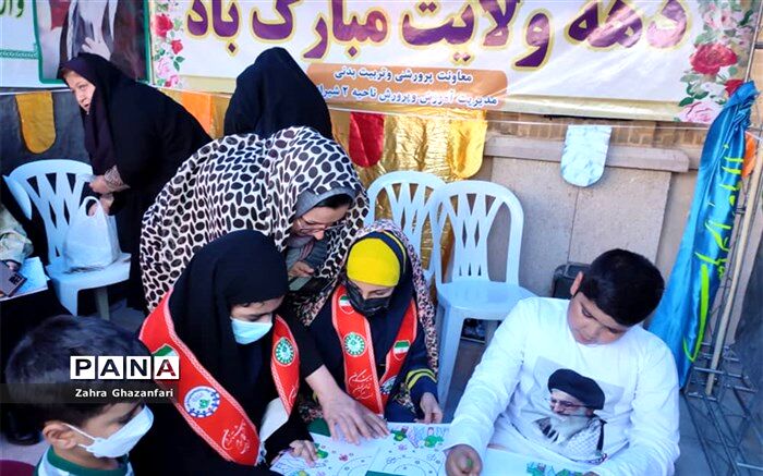 سنگ تمام دانش‌آموزان سازمان دانش‌آموزی در عید امامت و ولایت