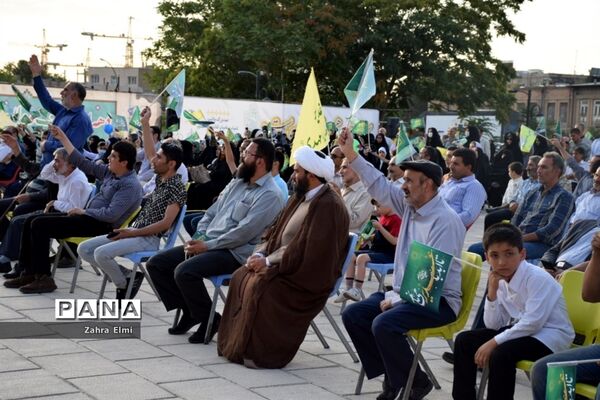 اجتماع بزرگ غدیریون تبریز در سنگ فرش مصلی