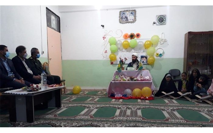 جشن عید امامت و ولایت در کنار دانش‌آموزان قرآنی شهرستان ابوموسی