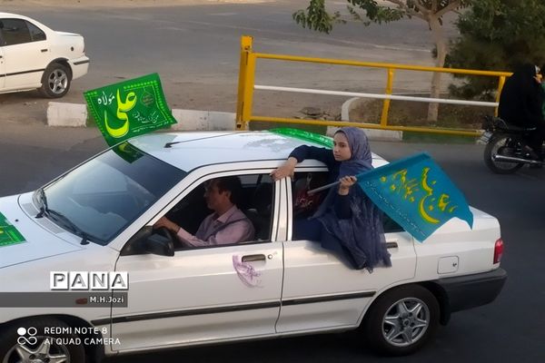 کاروان خودرویی عید غدیر در قم-2