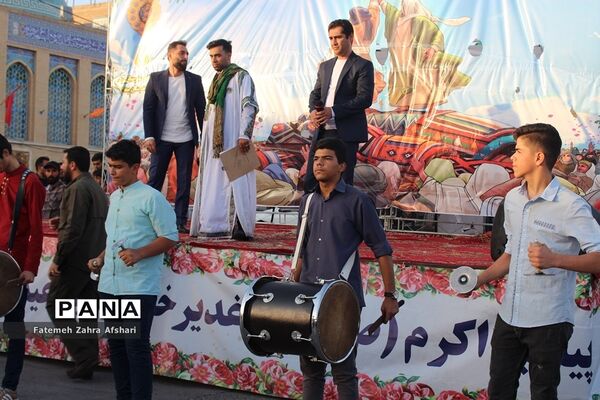 کاروان شادی و جشن پیاده‌روی غدیر تا ظهور در سمنان