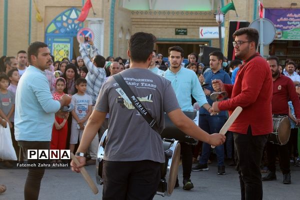 کاروان شادی و جشن پیاده‌روی غدیر تا ظهور در سمنان