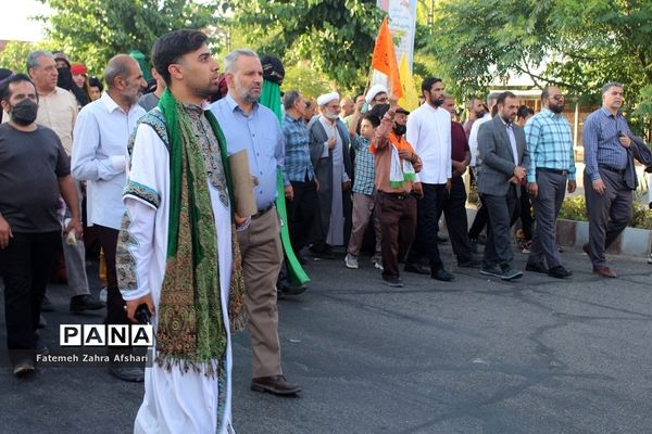 کاروان شادی و جشن پیاده‌روی غدیر تا ظهور در سمنان