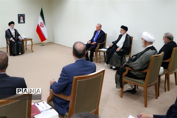 دیدار رئیس جمهوری ترکیه با رهبر معظم انقلاب