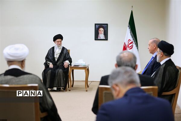 دیدار رئیس جمهوری ترکیه با رهبر معظم انقلاب