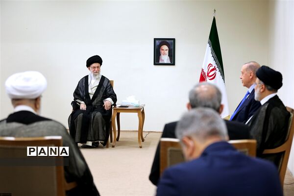 دیدار رئیس جمهوری ترکیه با رهبر معظم انقلاب